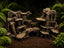 The Breach 3D Background, 3D printed in PETG, for terrariums, vivariums and aquariums