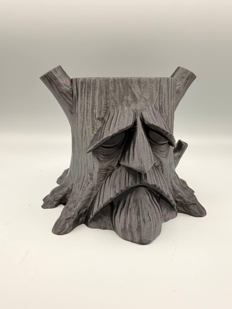 Deku Tree Planter Style II, 3D printed in PLA, view 3 of 10