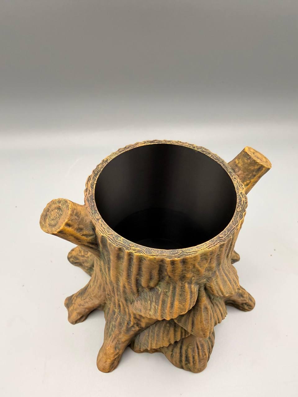 Deku Tree Planter Style II, 3D printed in PLA, view 4 of 10