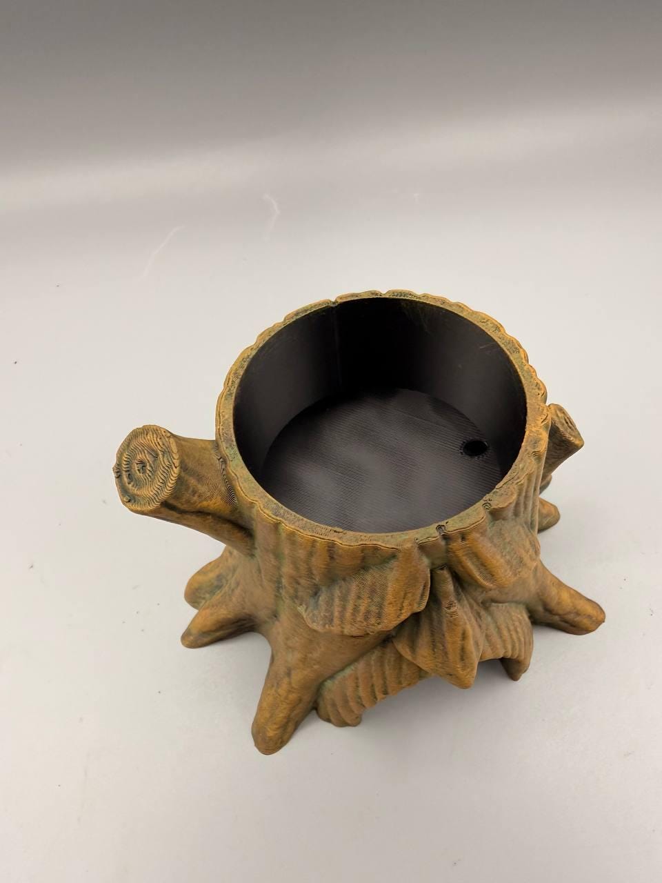 Deku Tree Cave Planter, 3D printed in PLA, view 4 of 9