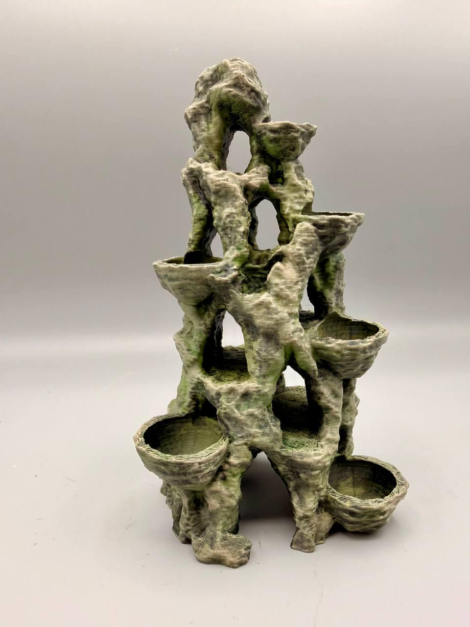 Mountain Planter, 3D printed in PETG, view 4 of 8