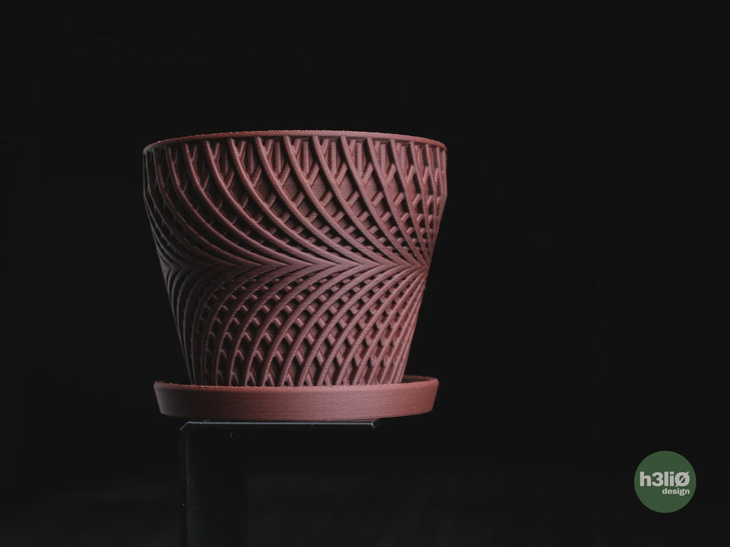 Adrift Geometric Planter, 3D printed in PLA, view 3 of 11