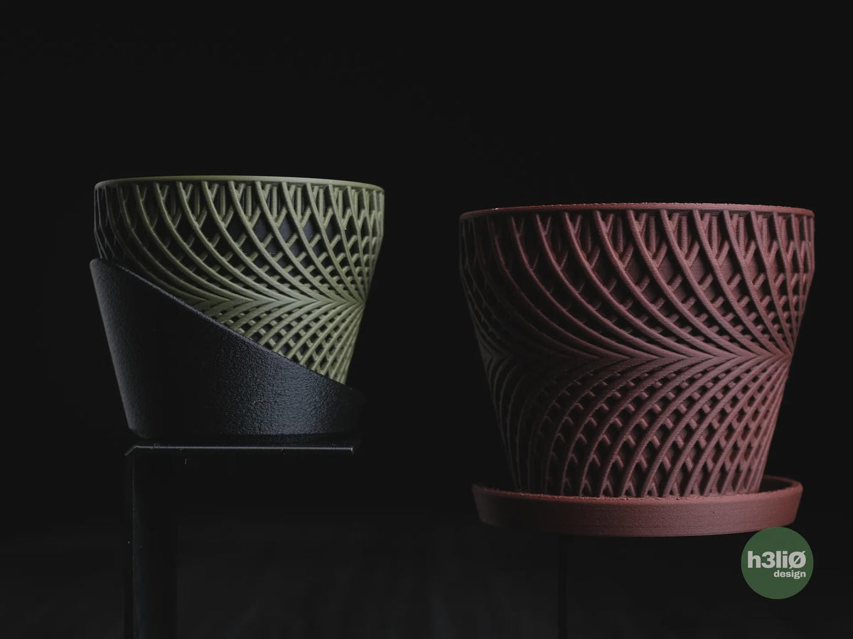 Adrift Geometric Planter, 3D printed in PLA, view 11 of 11