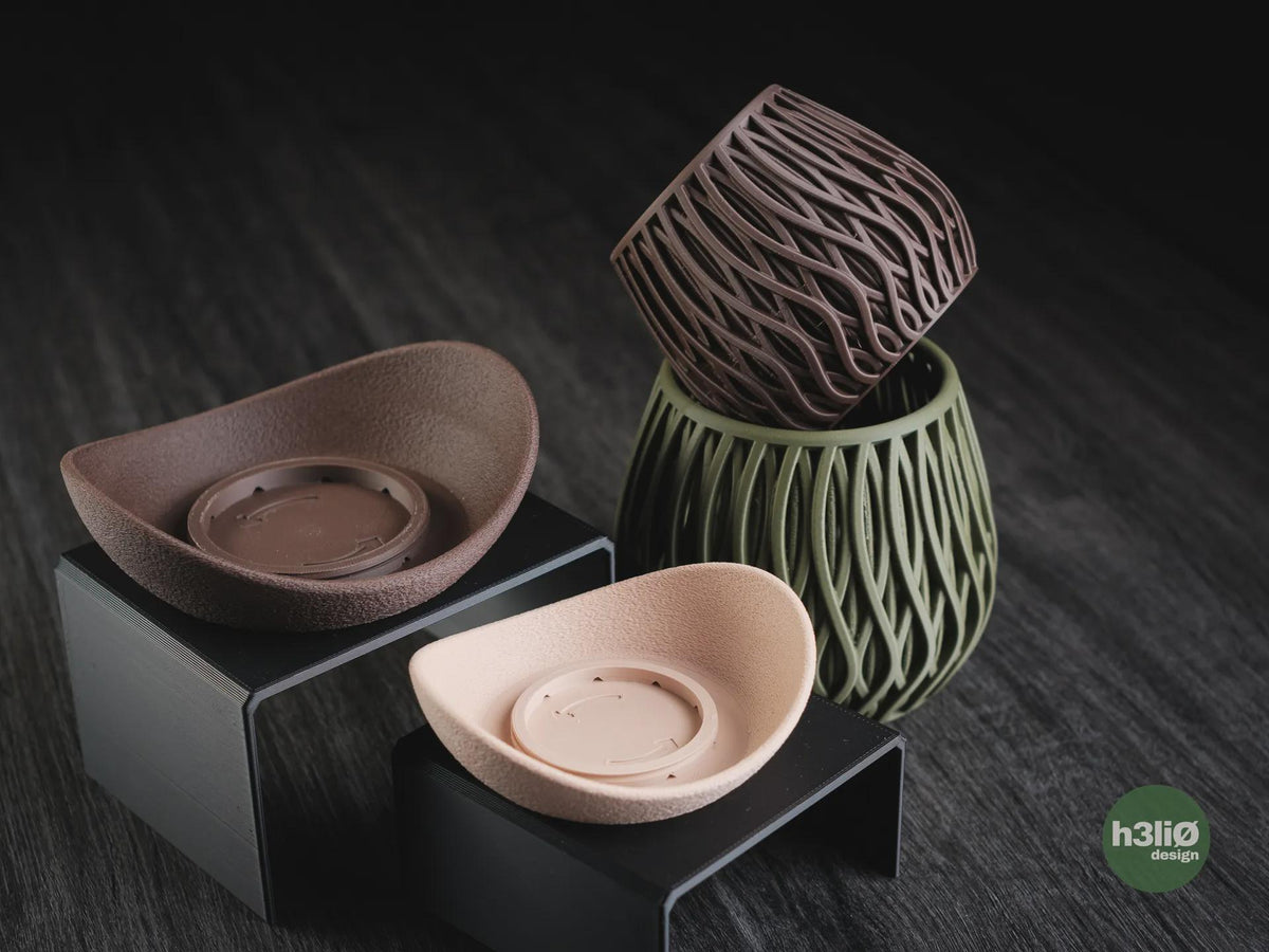 Alvao Orchid Planter, 3D printed in PLA, view 4 of 12