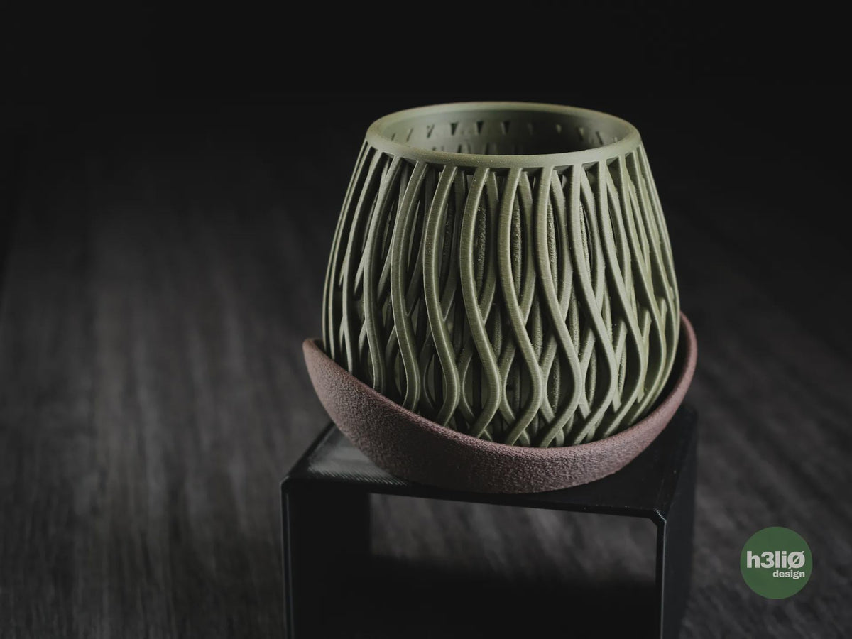 Alvao Orchid Planter, 3D printed in PLA, view 7 of 12