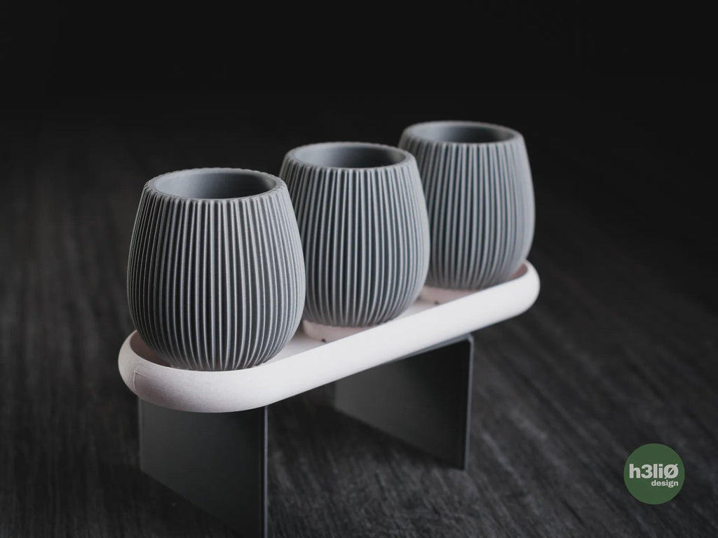 Baleal Geometric Planters, 3D printed in PLA, view 4 of 15