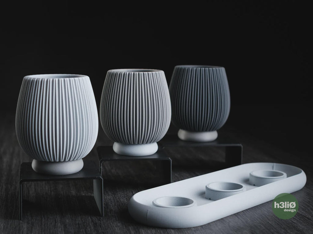 Baleal Geometric Planters, 3D printed in PLA, view 15 of 15