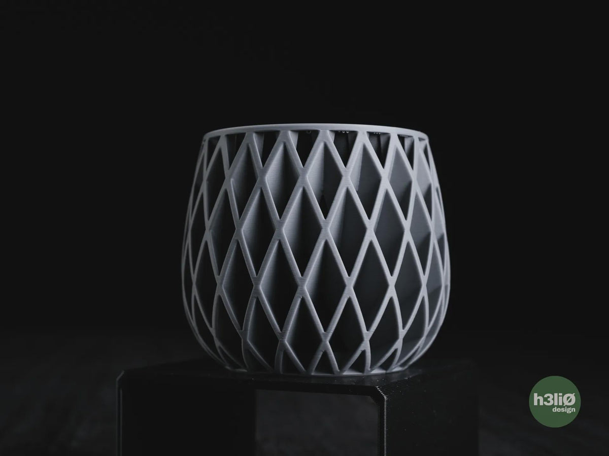 Beja Geometric Planter, 3D printed in PLA, view 6 of 16