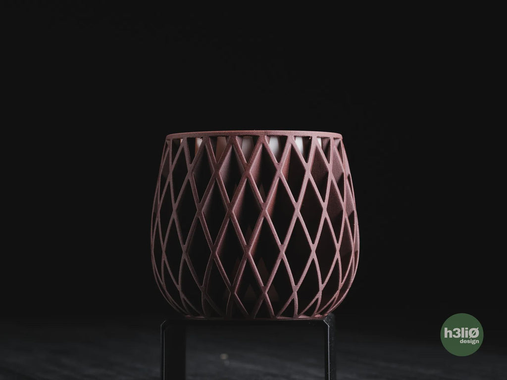 Beja Geometric Planter, 3D printed in PLA, view 16 of 16