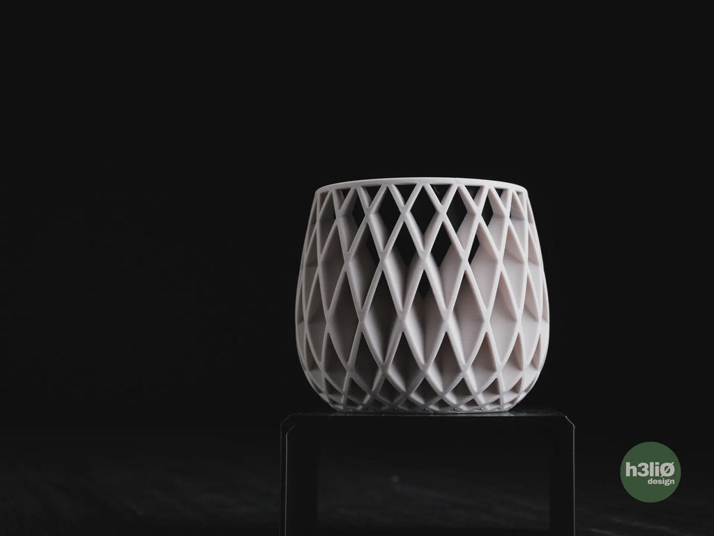 Beja Geometric Planter, 3D printed in PLA, view 7 of 16
