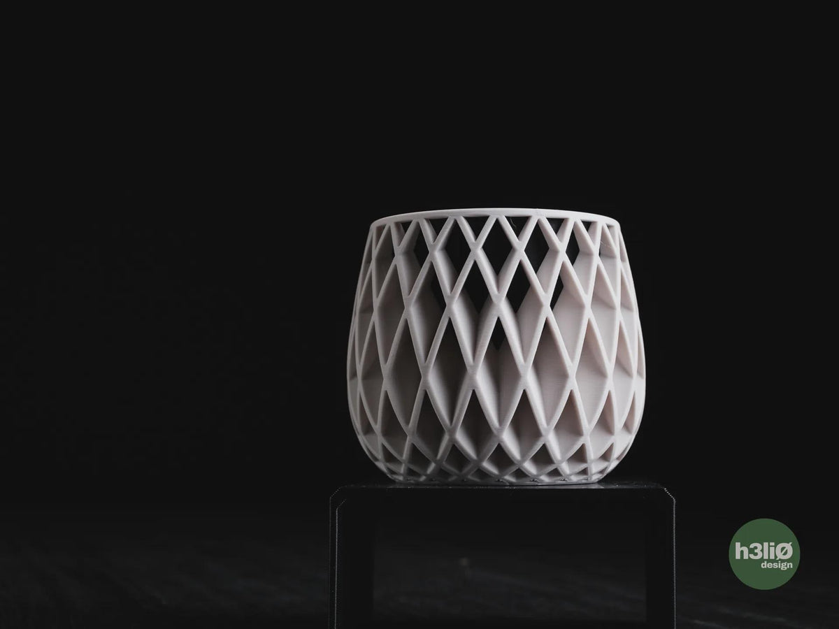 Beja Geometric Planter, 3D printed in PLA, view 7 of 16