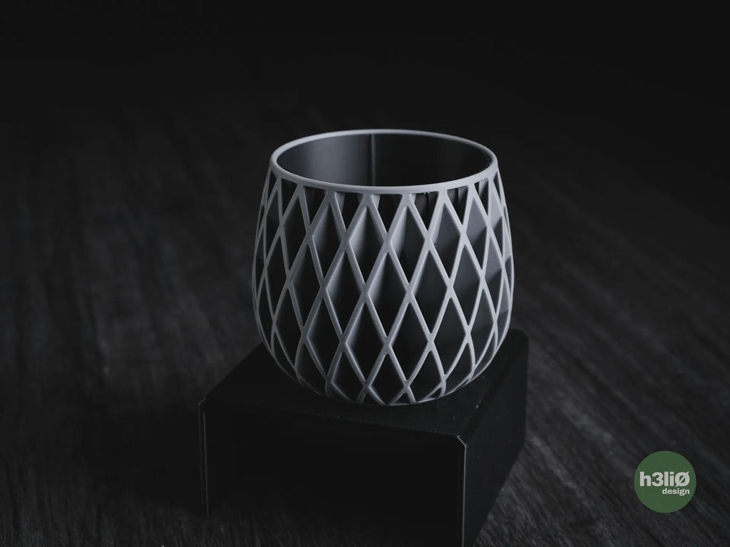 Beja Geometric Planter, 3D printed in PLA, view 14 of 16