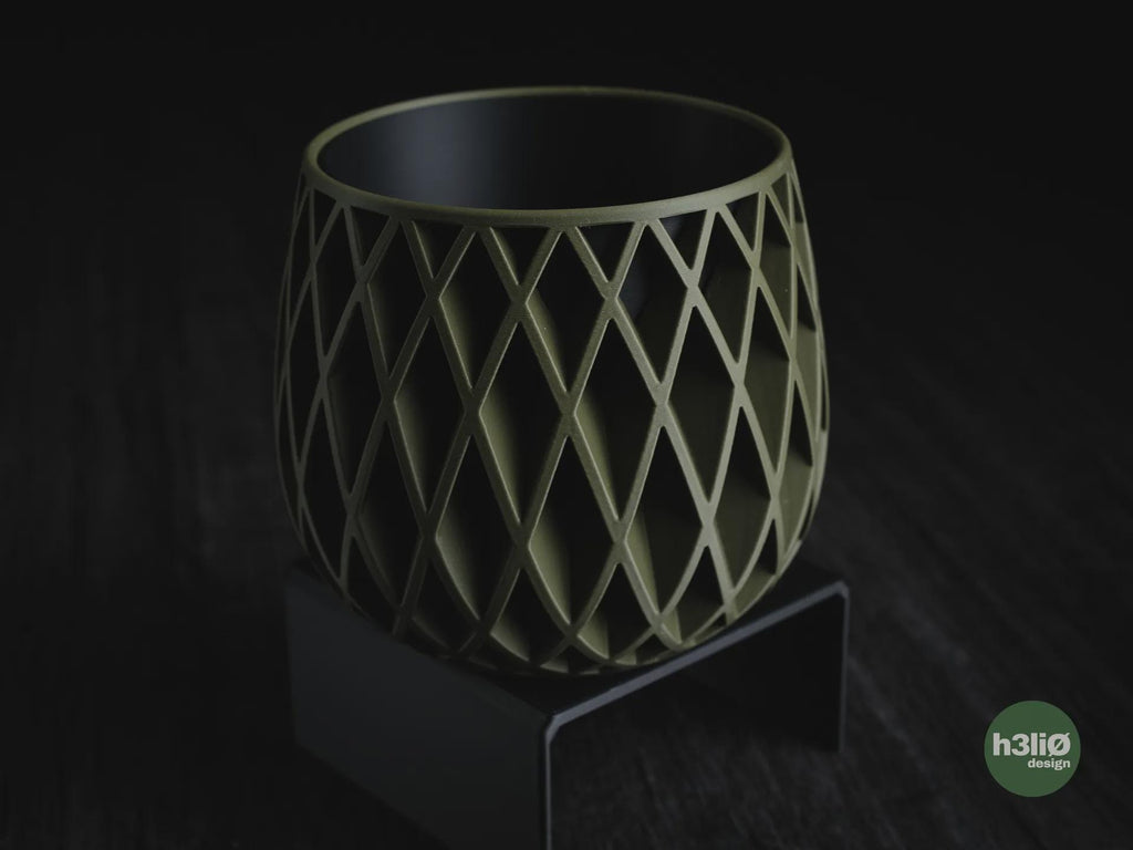 Beja Geometric Planter, 3D printed in PLA, view 9 of 16