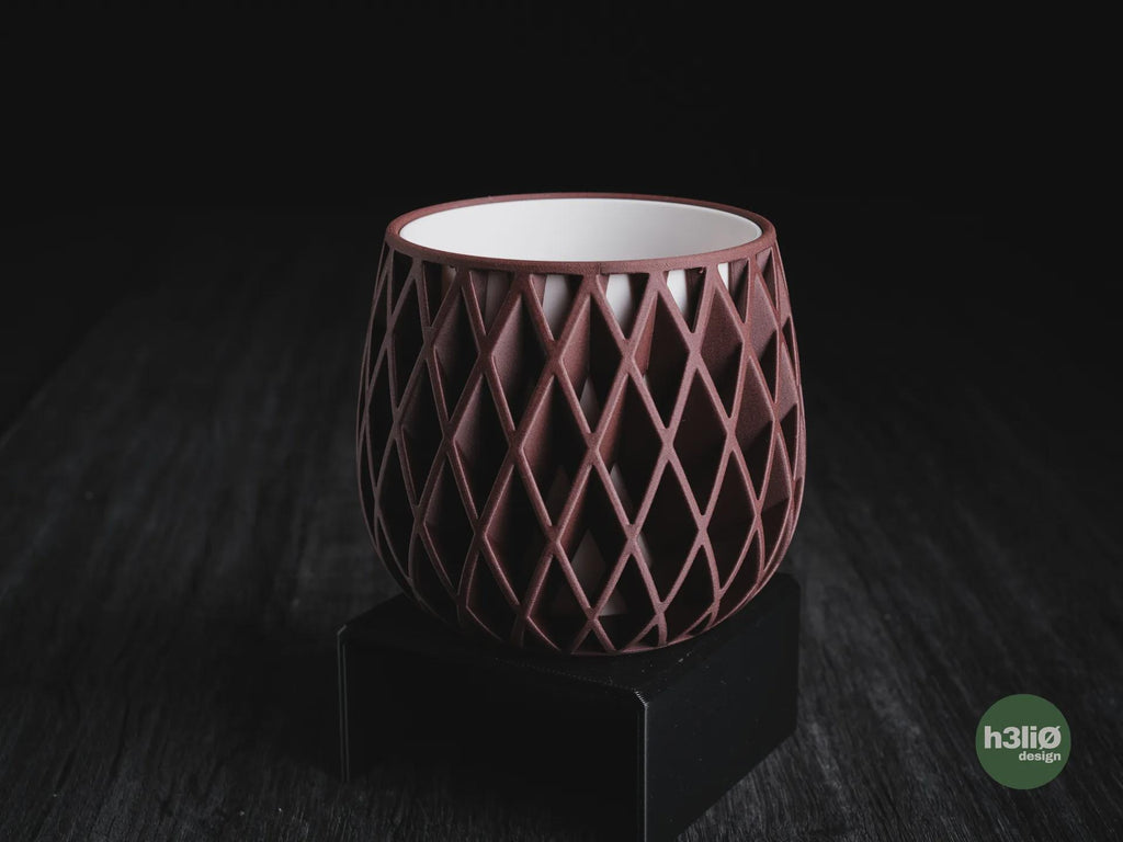 Beja Geometric Planter, 3D printed in PLA, view 10 of 16