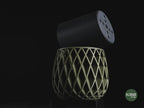 Beja Geometric Planter, 3D printed in PLA, view 4 of 16