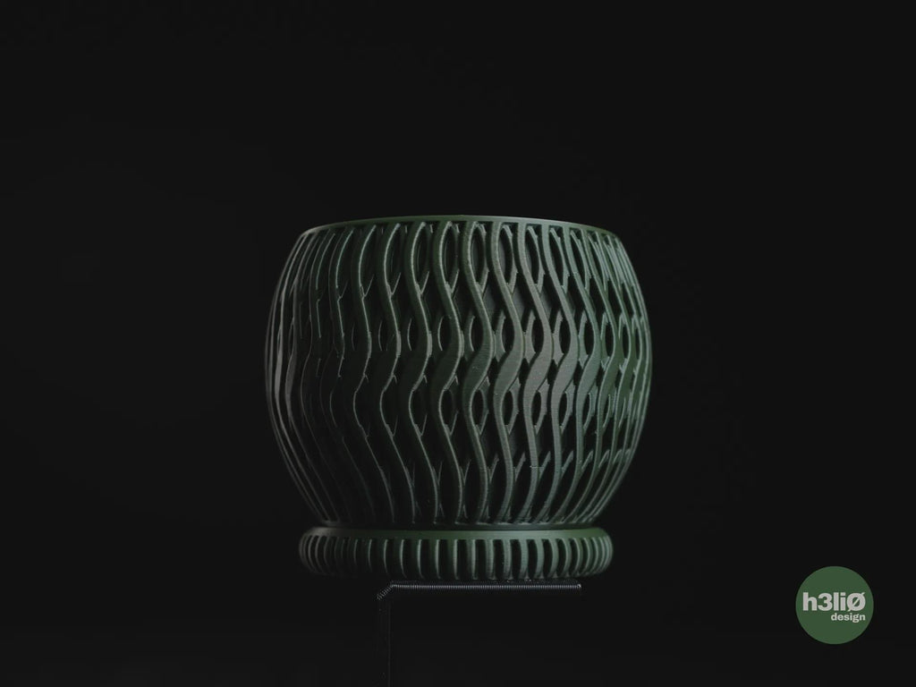 Briosi Geometric Planter, 3D printed in PLA, view 4 of 13