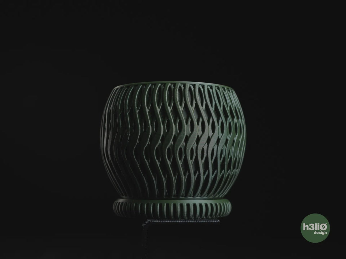 Briosi Geometric Planter, 3D printed in PLA, view 4 of 13