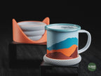 Cova Geometric Coaster Set, 3D printed in PLA, view 7 of 8