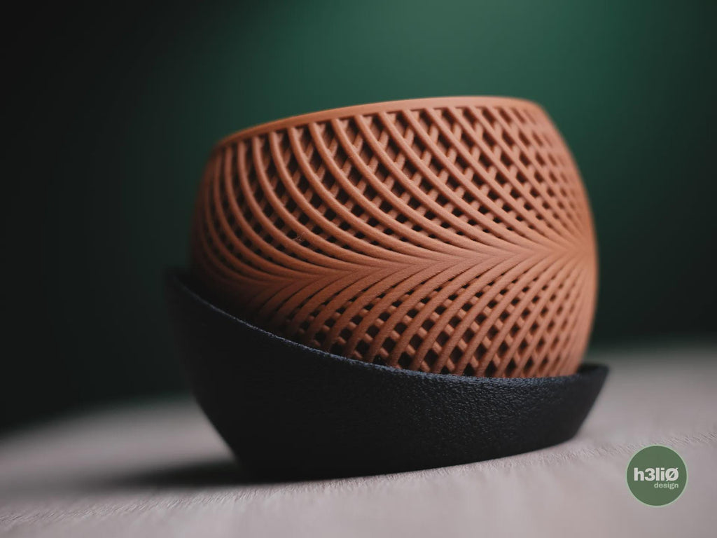 Drift Geometric Planter, 3D printed in PLA, view 9 of 11