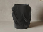 Fjord Wave Flower Vase, 3D printed in PLA, view 3 of 15