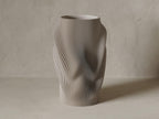 Fjord Wave Flower Vase, 3D printed in PLA, view 2 of 15