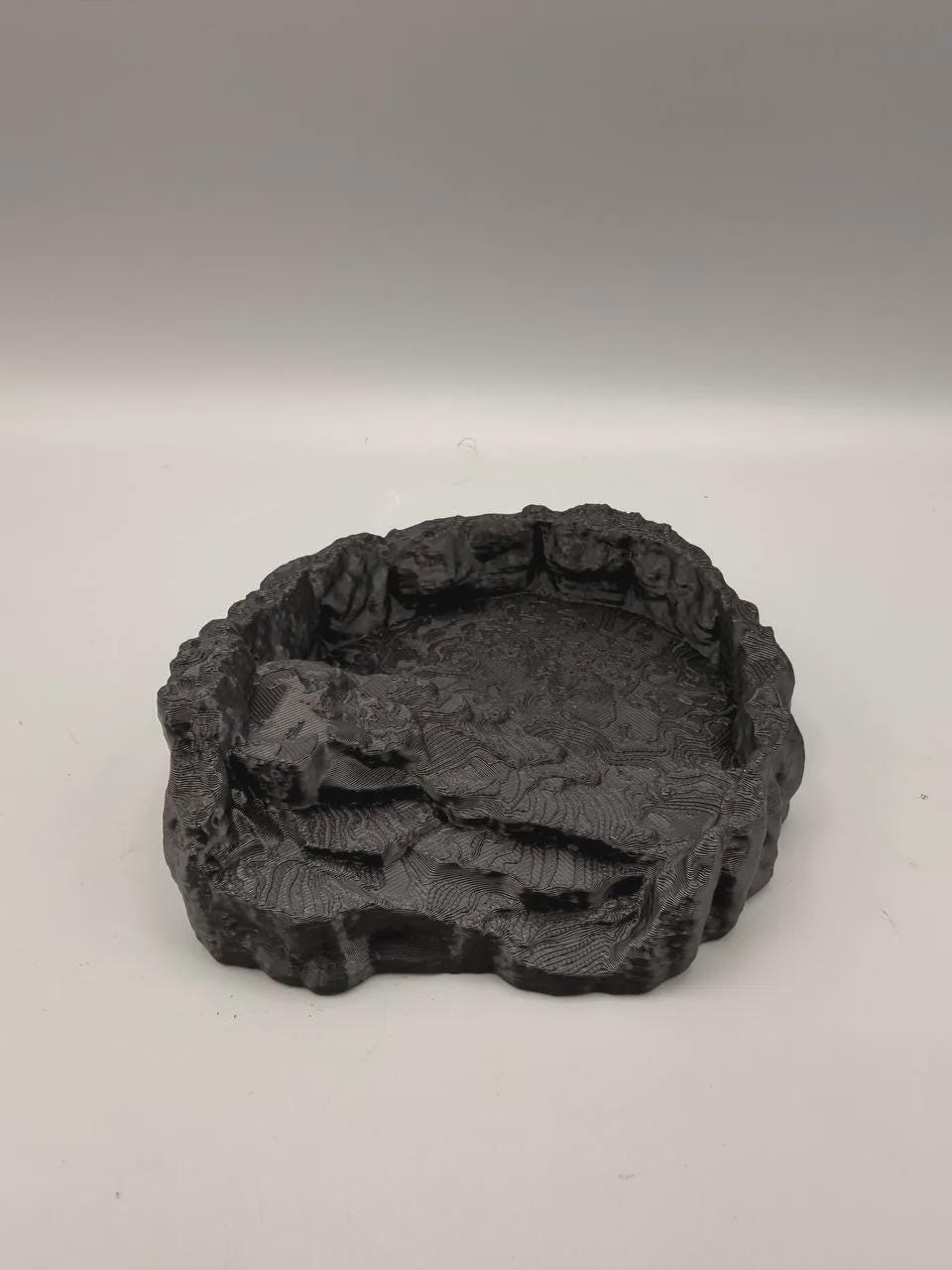 Stone Dish Feeding Bowl, 3D printed in PETG, view 2 of 6