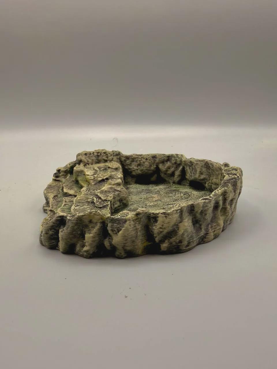 Stone Dish Feeding Bowl, 3D printed in PETG, view 3 of 6