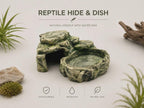 Reptile Hide, 3D printed in PETG, for reptiles, amphibians and fish