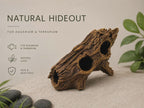 Natural Hideout, 3D printed in PETG, for reptiles, amphibians and fish