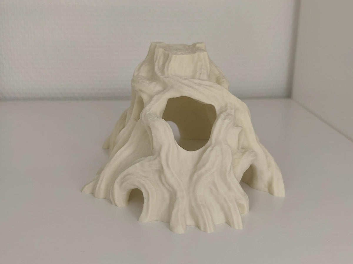 Gnarled Tree Root Cave Hide, 3D printed in PETG, view 4 of 6