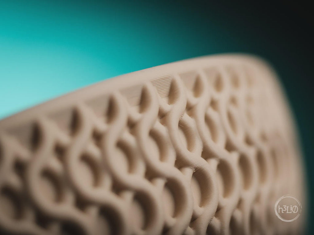 Echo Geometric Bowl, 3D printed in PLA, view 4 of 12