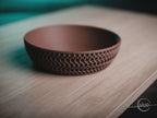 Echo Geometric Bowl, 3D printed in PLA, view 7 of 12