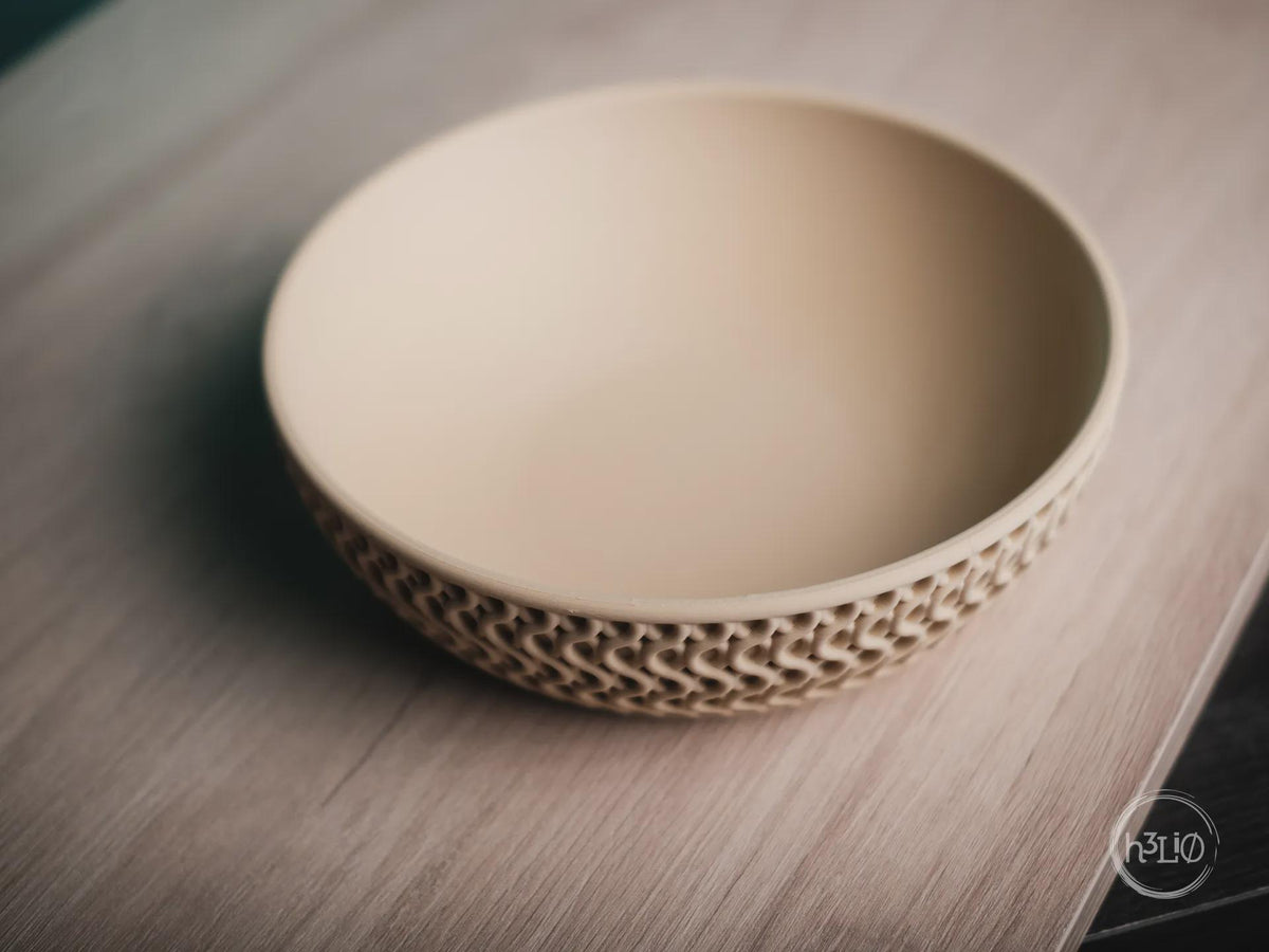 Echo Geometric Bowl, 3D printed in PLA, view 11 of 12