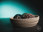 Echo Geometric Bowl, 3D printed in PLA, view 3 of 12