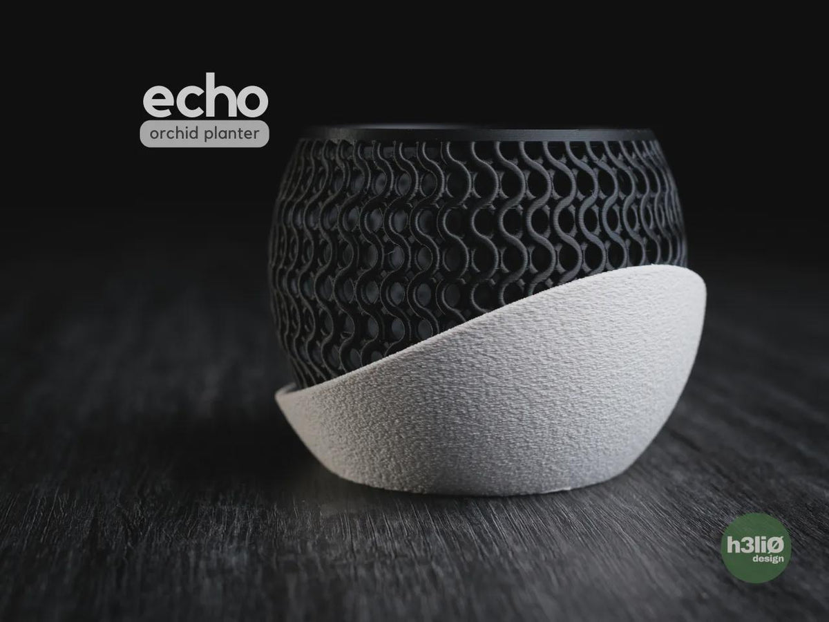 Echo Orchid Planter, 3D printed in PLA