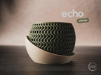 Echo Geometric Planter, 3D printed in PLA