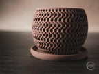 Echo Geometric Planter, 3D printed in PLA, view 6 of 10