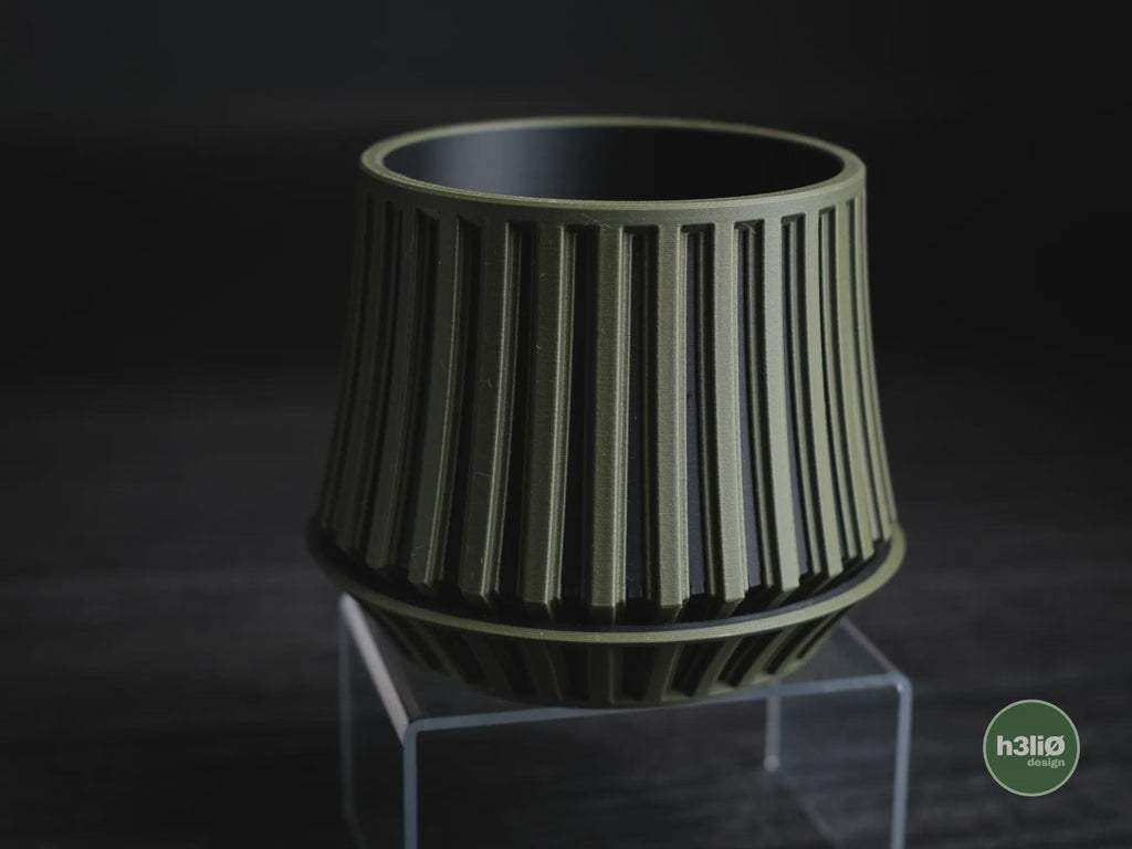 Echoic Geometric Planter, 3D printed in PLA, view 5 of 15