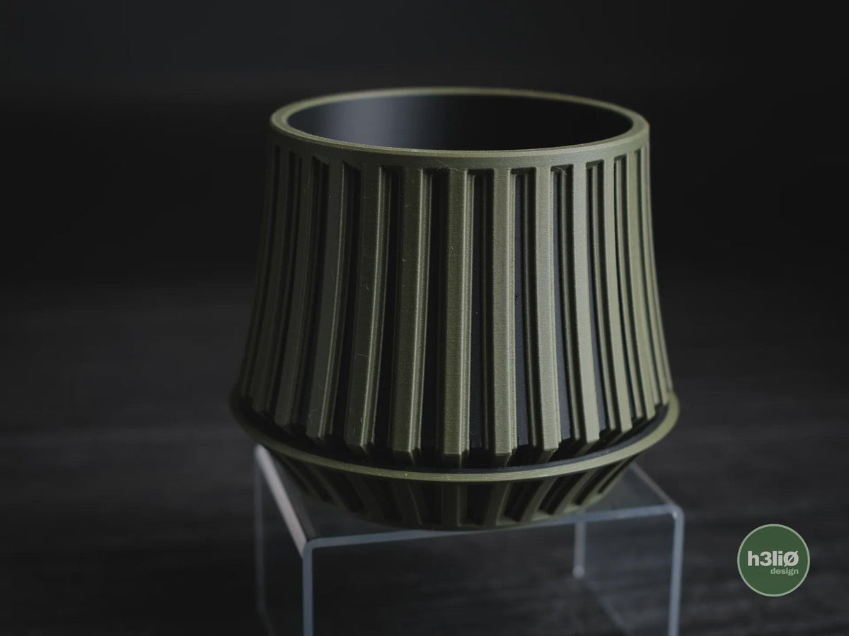 Echoic Geometric Planter, 3D printed in PLA, view 5 of 15