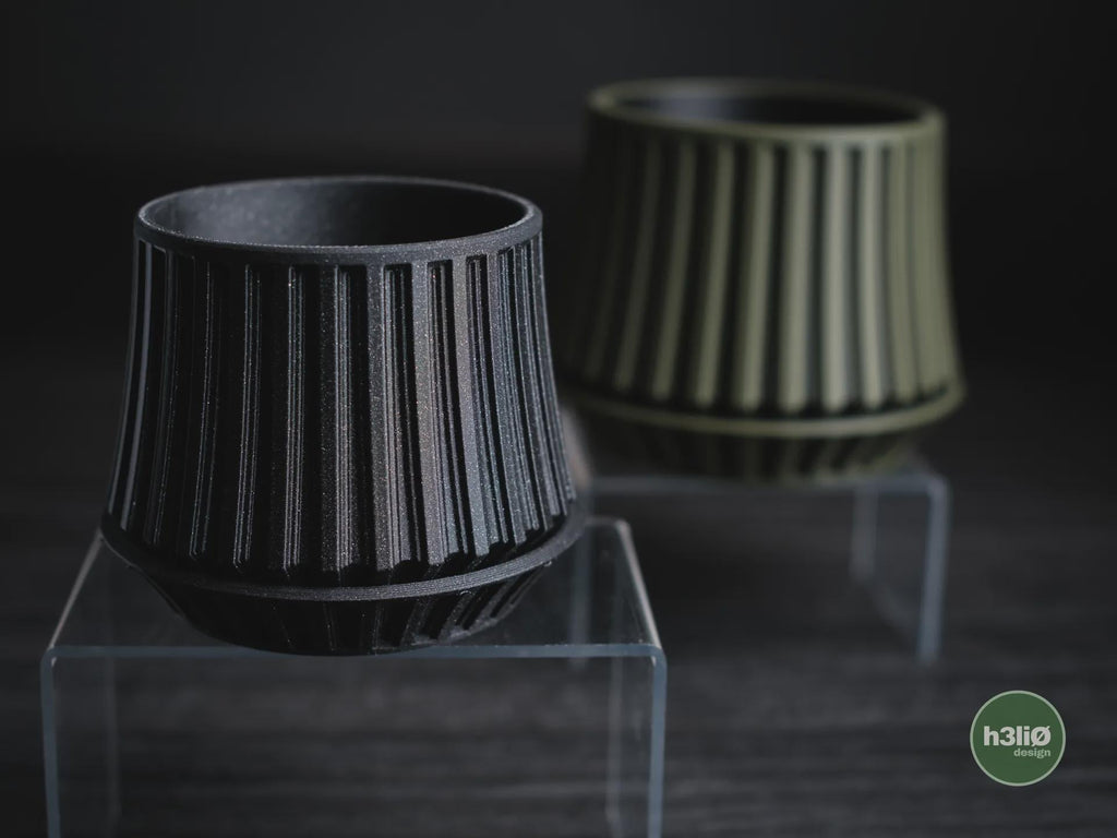 Echoic Geometric Planter, 3D printed in PLA, view 4 of 15