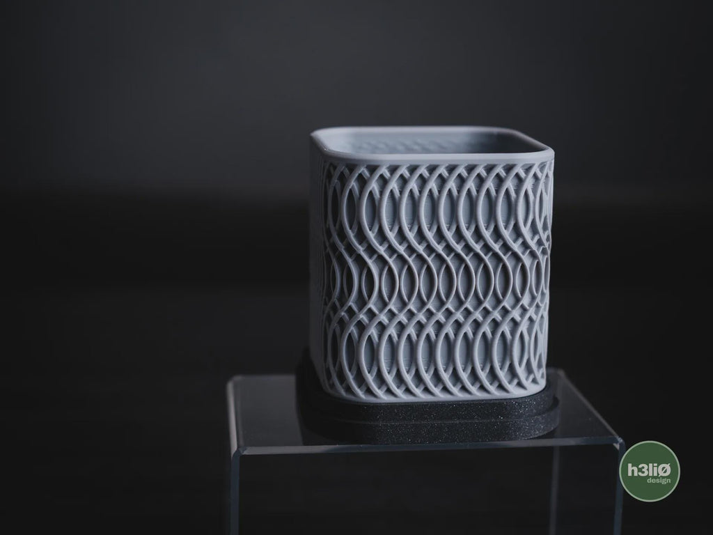 Glowtide Geometric Planter, 3D printed in PLA, view 4 of 8