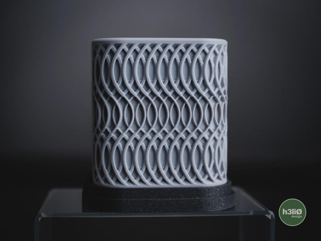Glowtide Geometric Planter, 3D printed in PLA, view 5 of 8