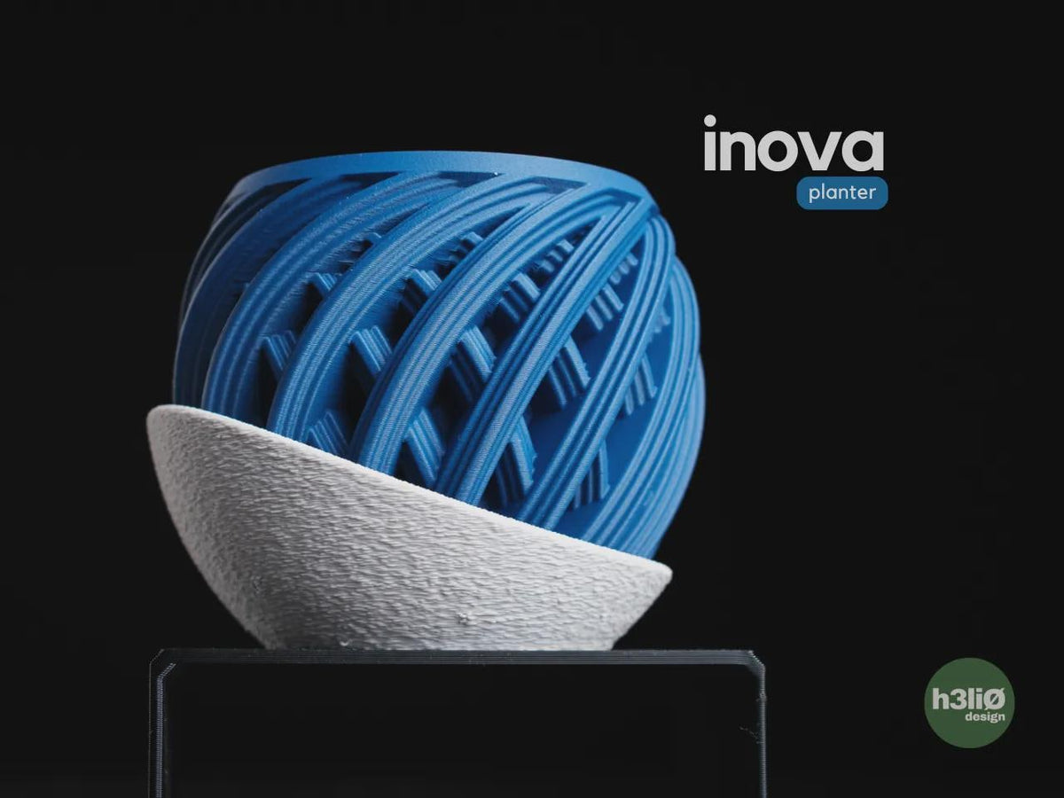 Innova Geometric Planter, 3D printed in PLA