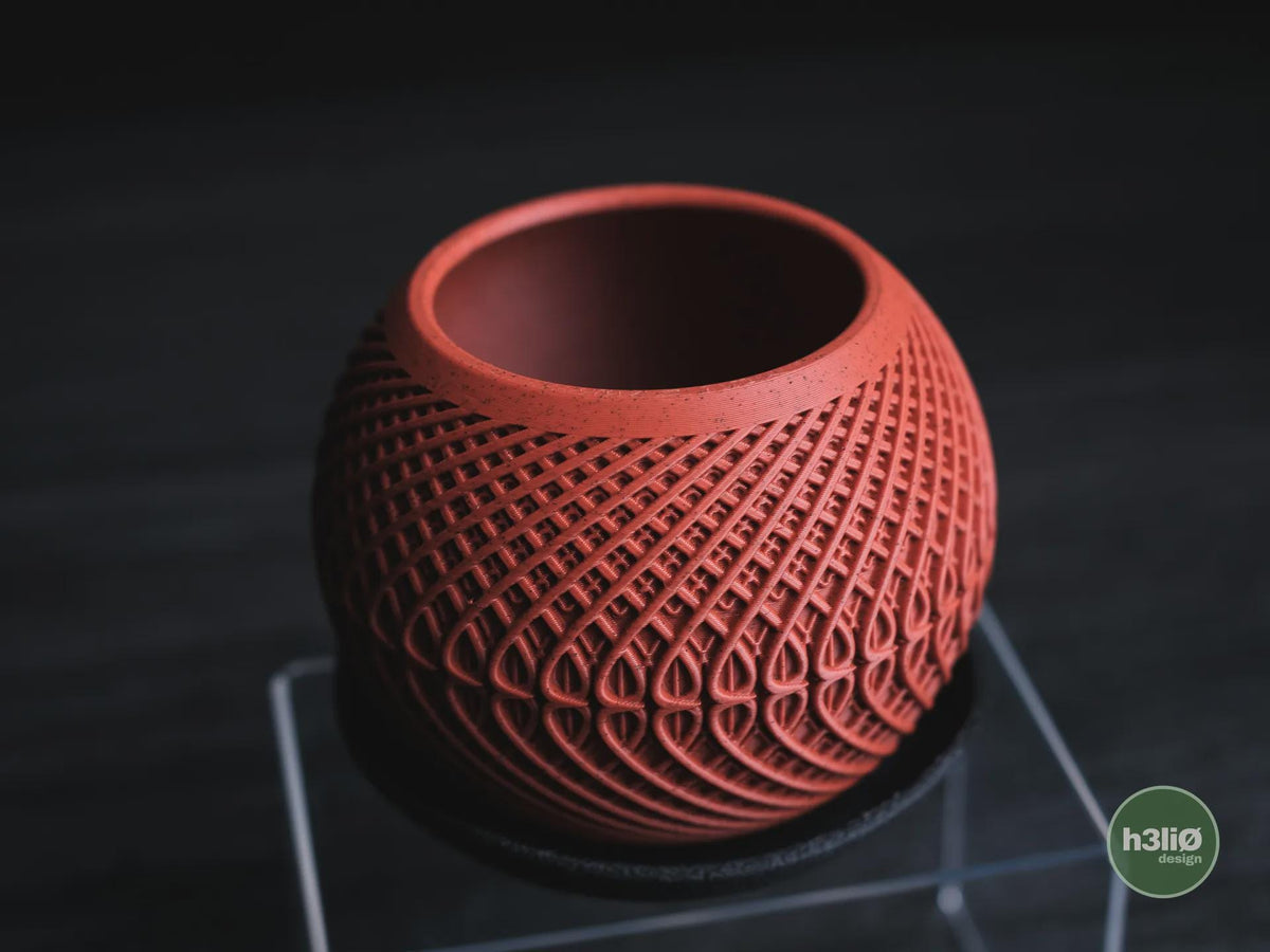 Kinetic Geometric Planter, 3D printed in PLA, view 3 of 13