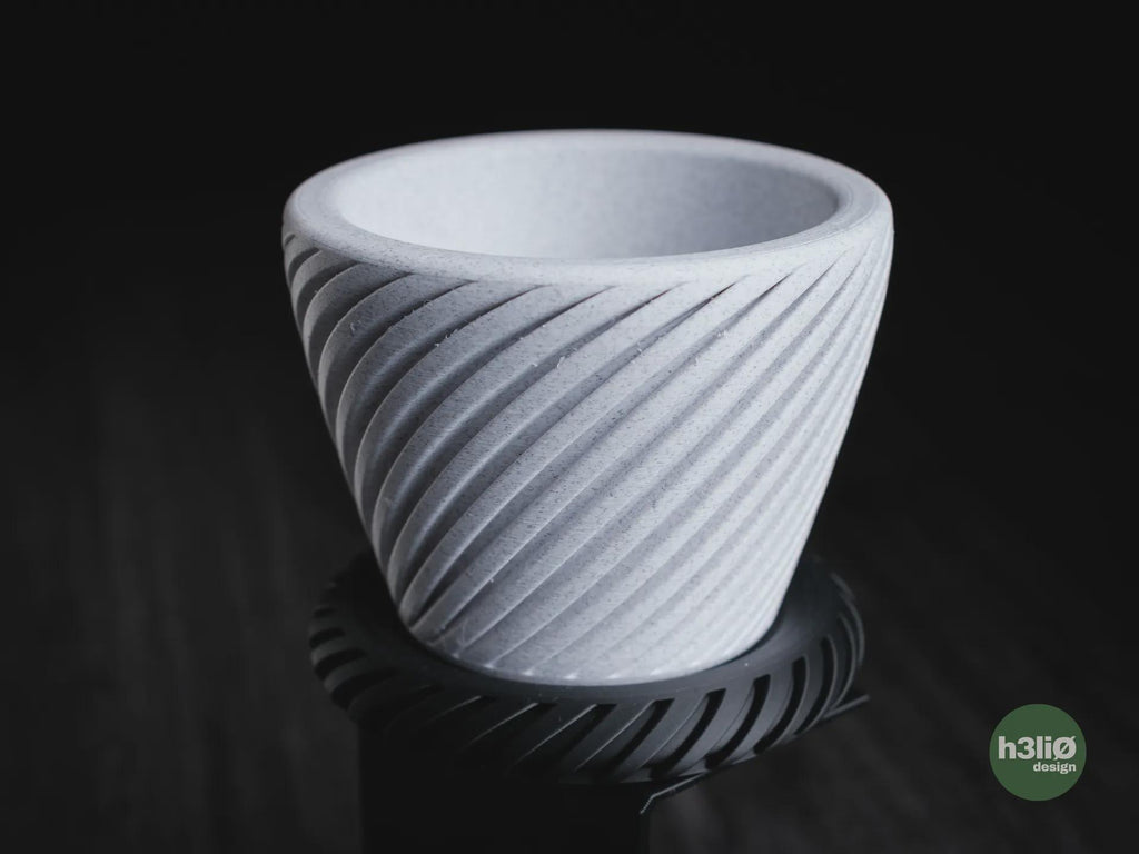 Leira Geometric Planter, 3D printed in PLA, view 5 of 12