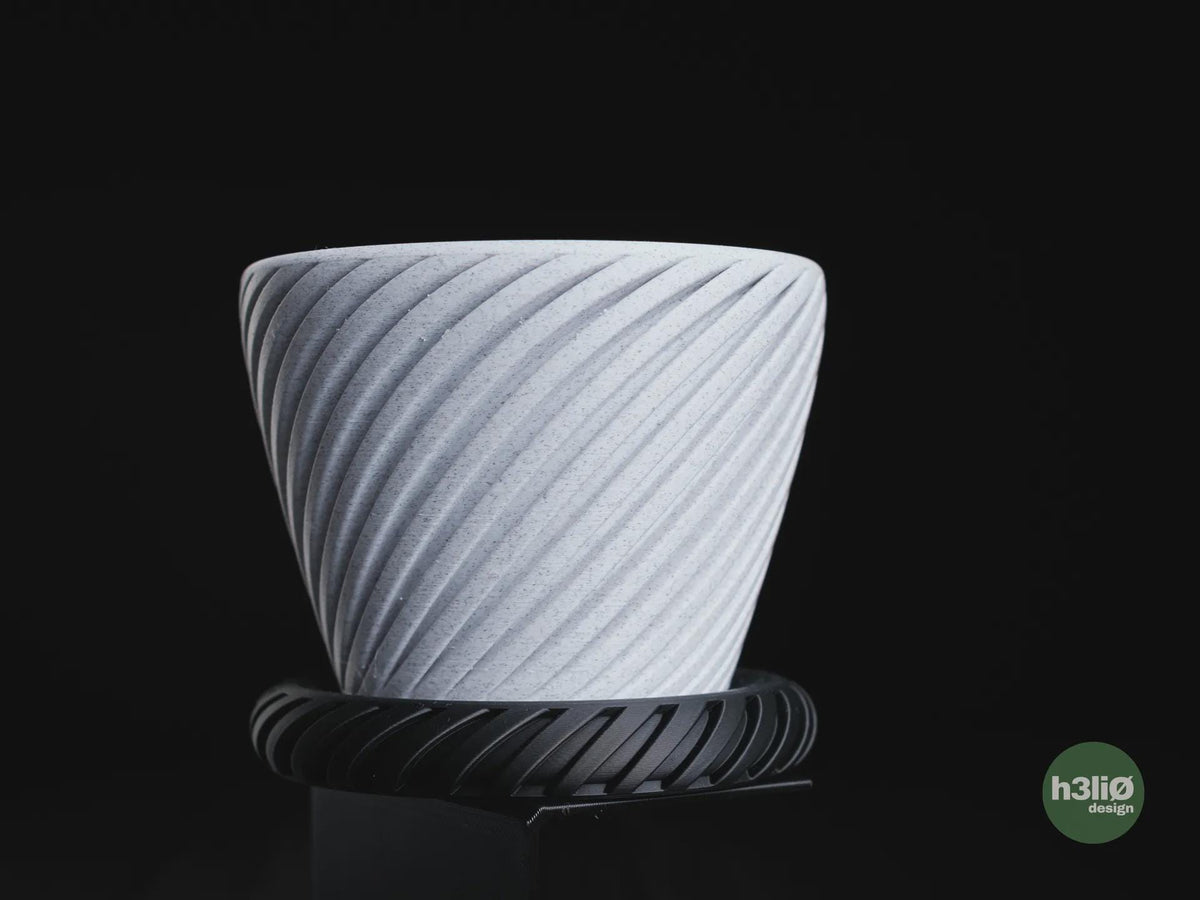 Leira Geometric Planter, 3D printed in PLA, view 4 of 12