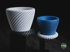 Leira Geometric Planter, 3D printed in PLA, view 2 of 12
