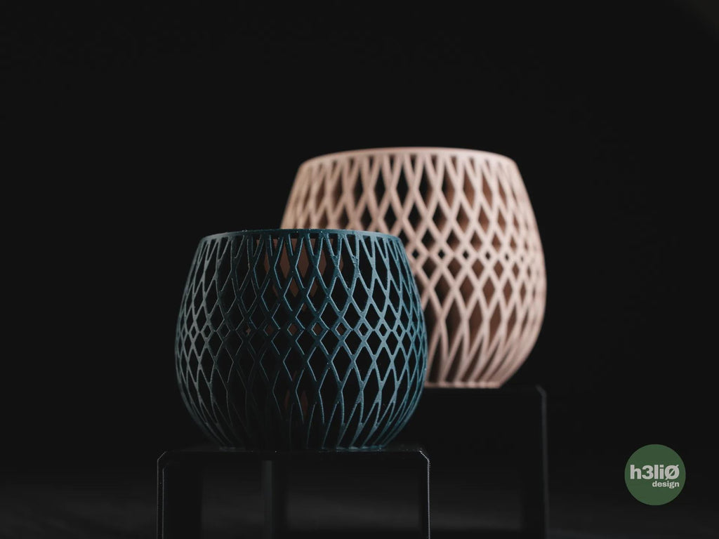 Maia Geometric Planter, 3D printed in PLA, view 5 of 13