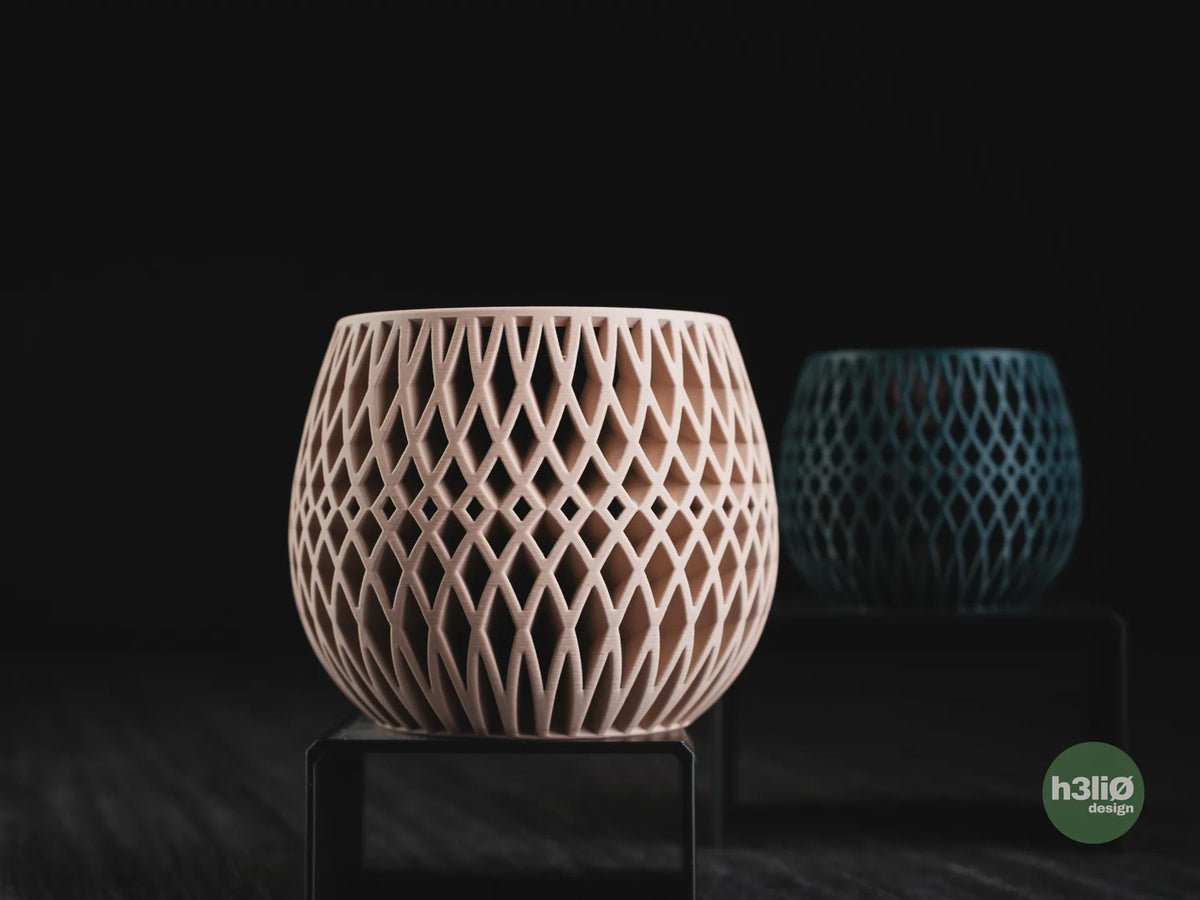 Maia Geometric Planter, 3D printed in PLA, view 12 of 13