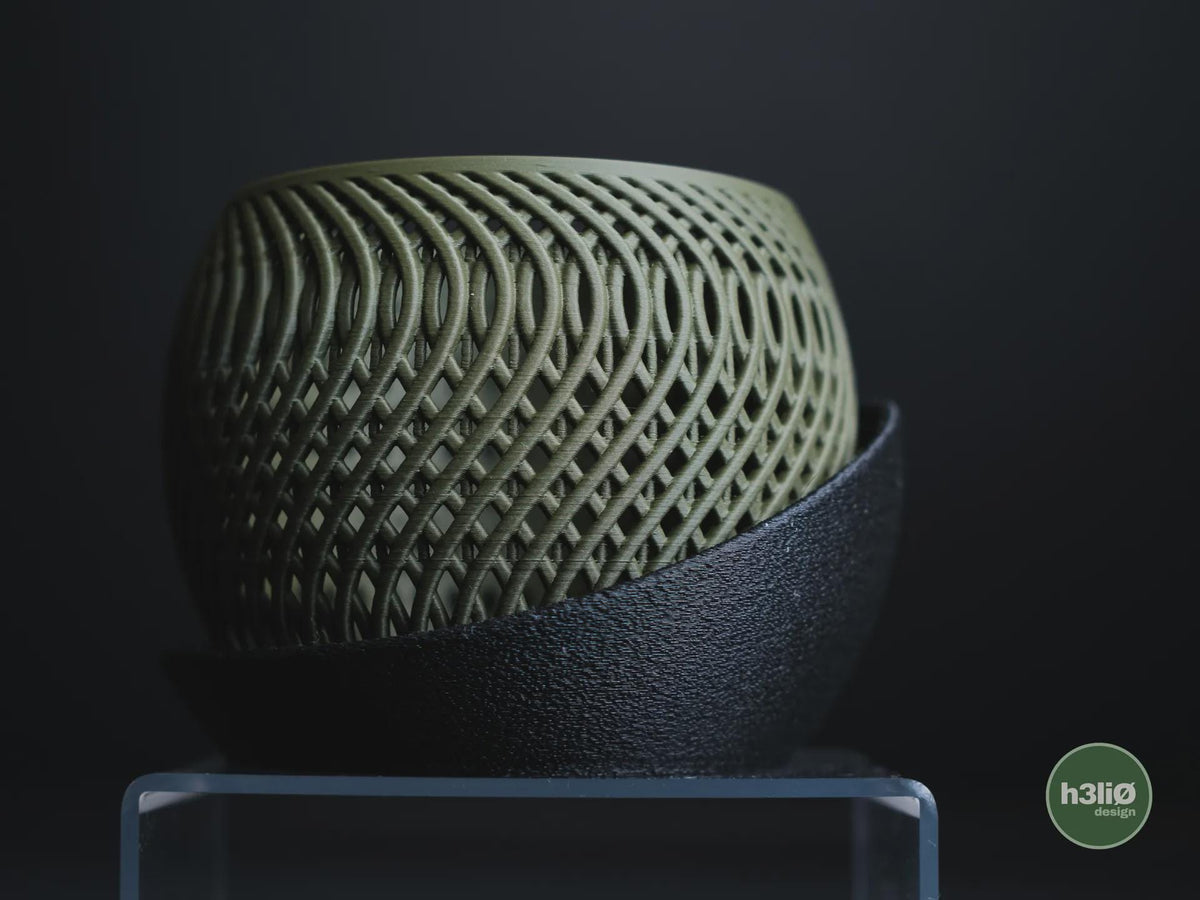 Mirage Orchid Planter, 3D printed in PLA, view 5 of 11